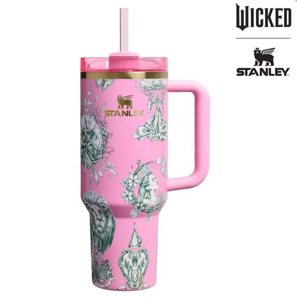 Stanley Pink Tumbler with Handle - Picture 1 of 6